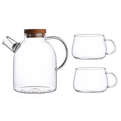 Borosilicate Glass Teapot, Single Pieces or Sets