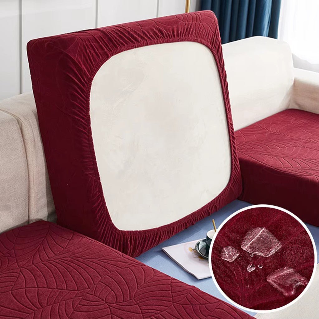 Housse de coussin de canapé en chenille, imperméable