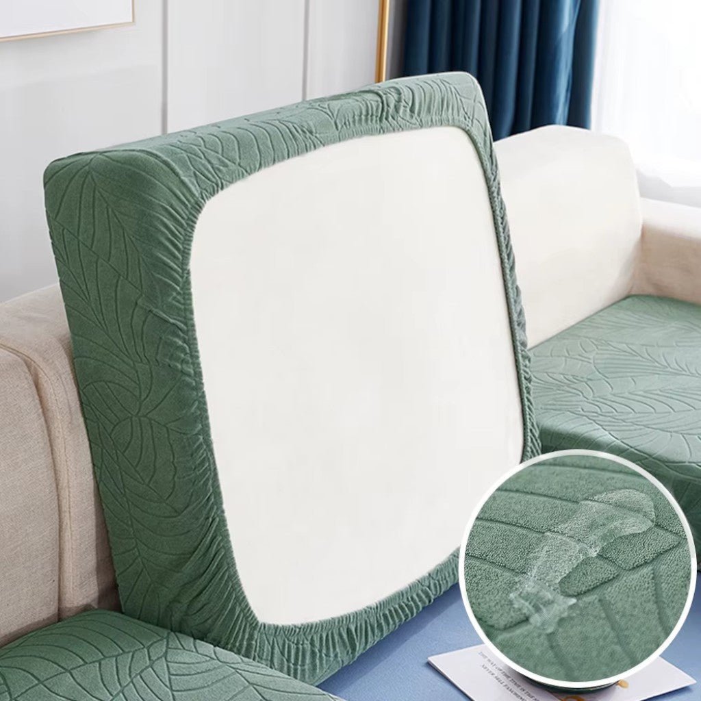 Housse de coussin de canapé en chenille, imperméable