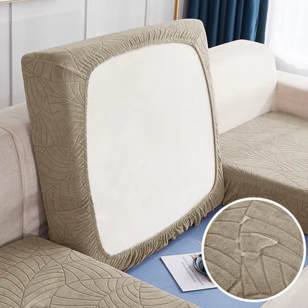 Housse de coussin de canapé en chenille, imperméable