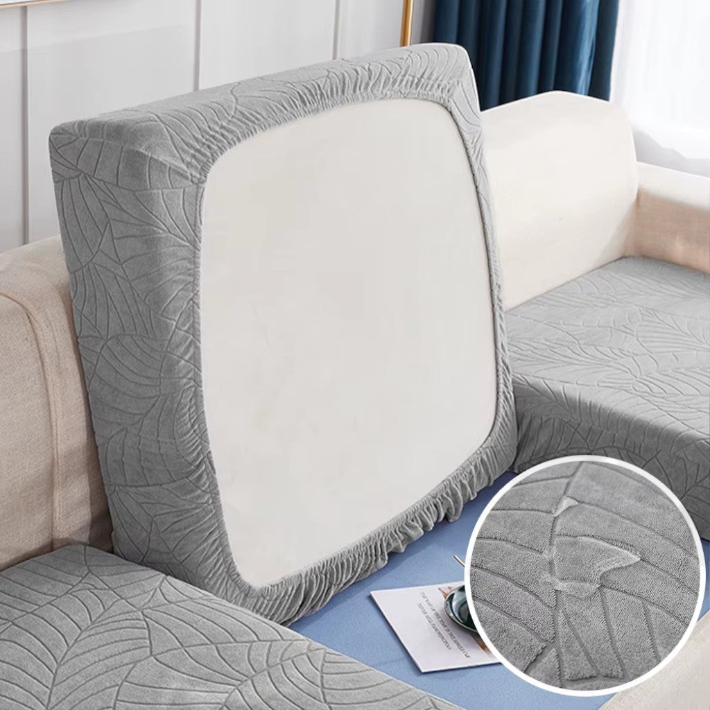 Housse de coussin de canapé en chenille, imperméable