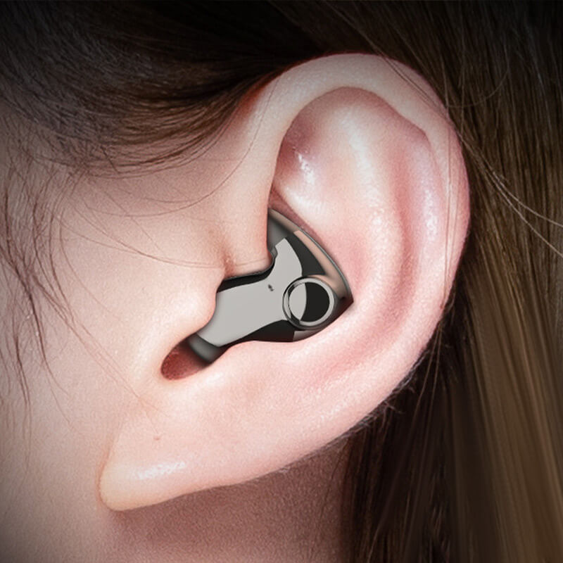 Écouteurs sans fil ultra-plats Bluetooth 5.3 - Black