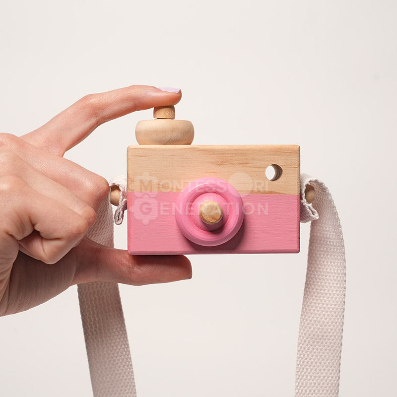 Appareil photo en bois pour enfant, dès 3 ans