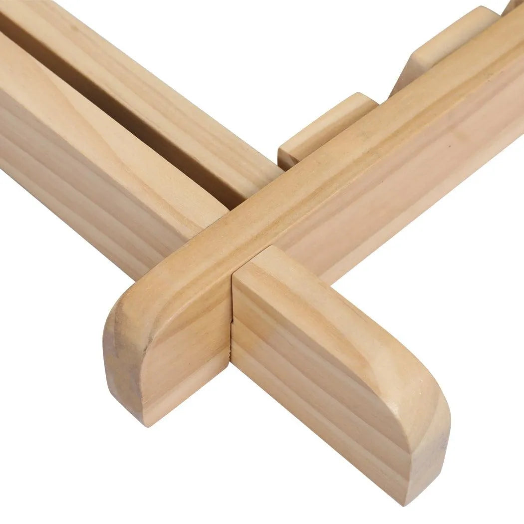 Rampe pour chien en bois réglable en hauteur
